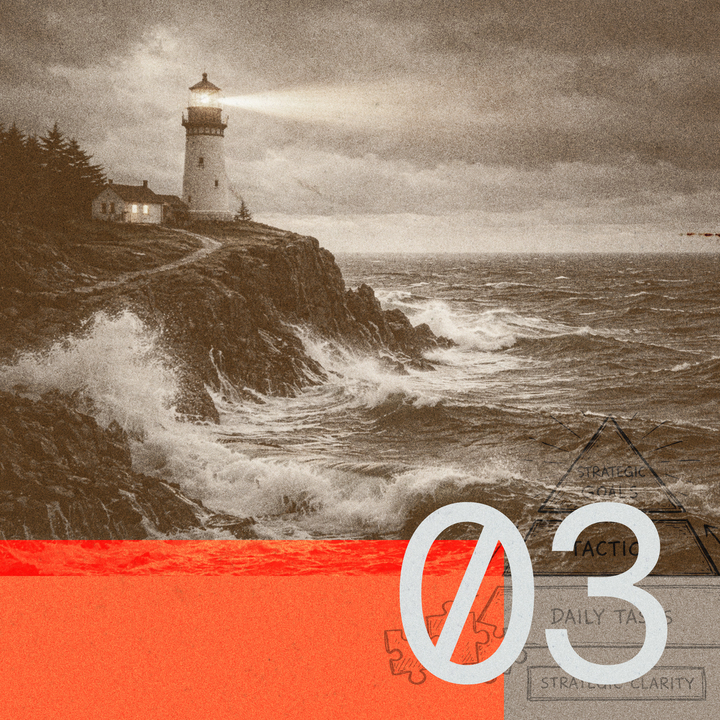 lighthouse on the edge of the sea